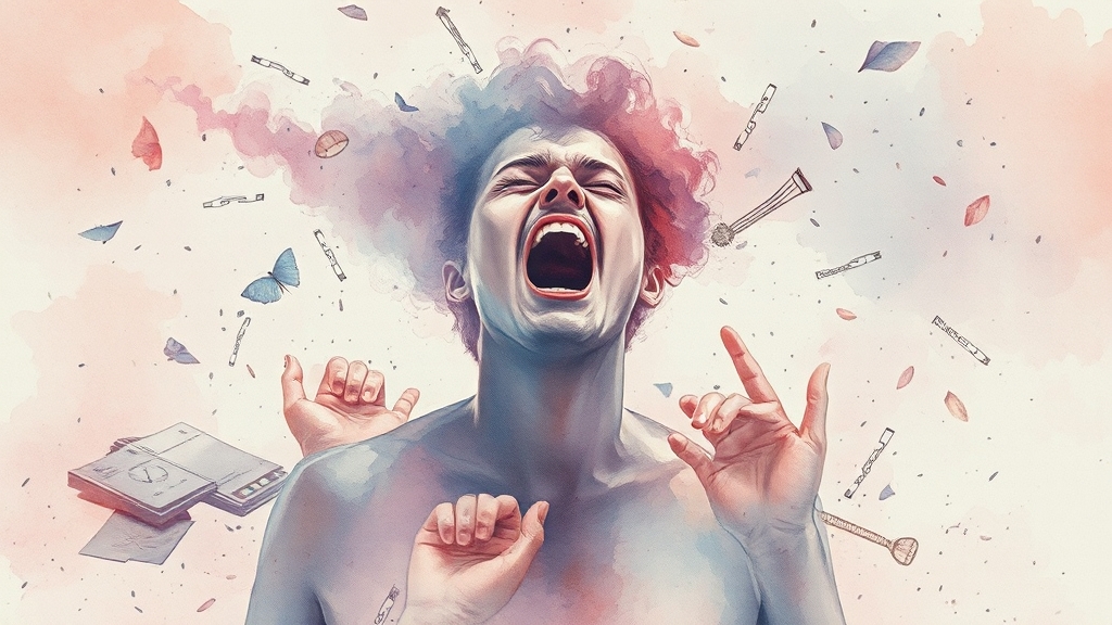 진단 과정 및 평가 기준 (watercolor 스타일)