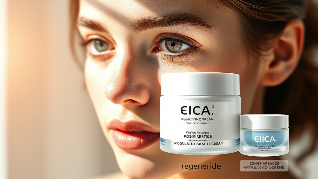 EGF 재생크림 vs 시카크림: 나에게 맞는 선택은? (realistic 스타일)