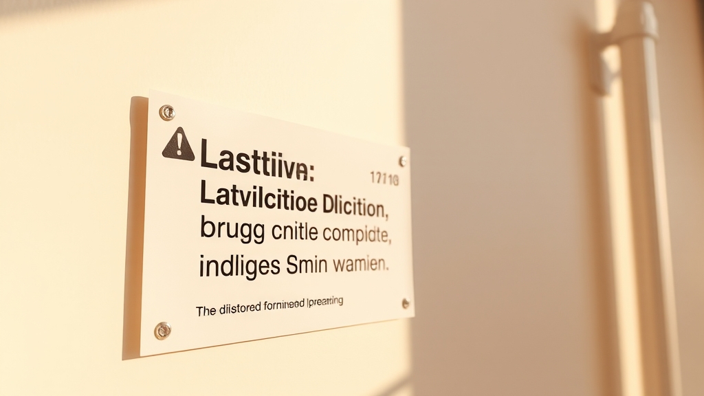 복용 시 주의사항 및 부작용 (realistic 스타일)