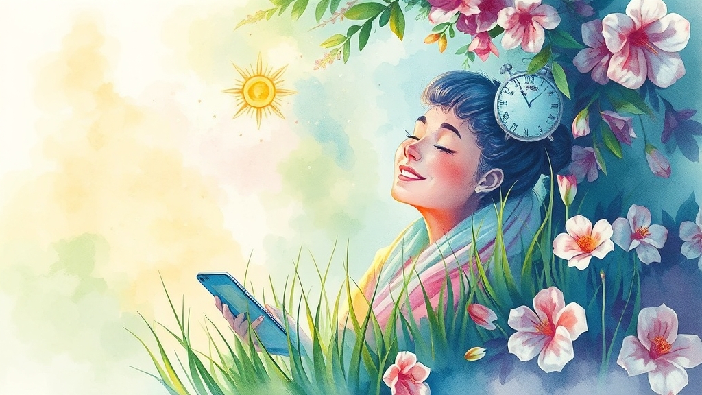 집중력 저하 원인 & 해결책 (watercolor 스타일)