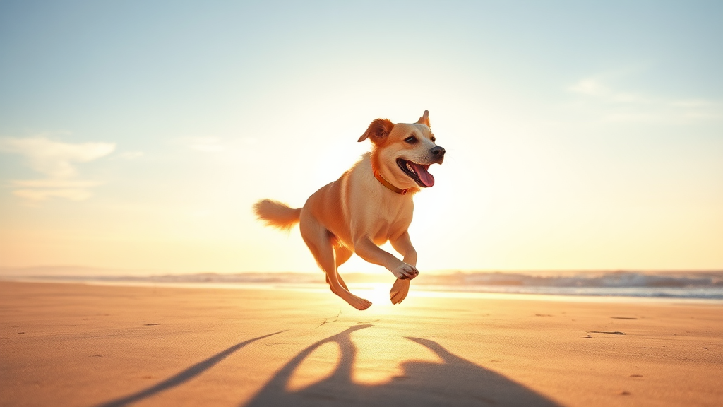 대형견 액티비티 추천 (watercolor 스타일)