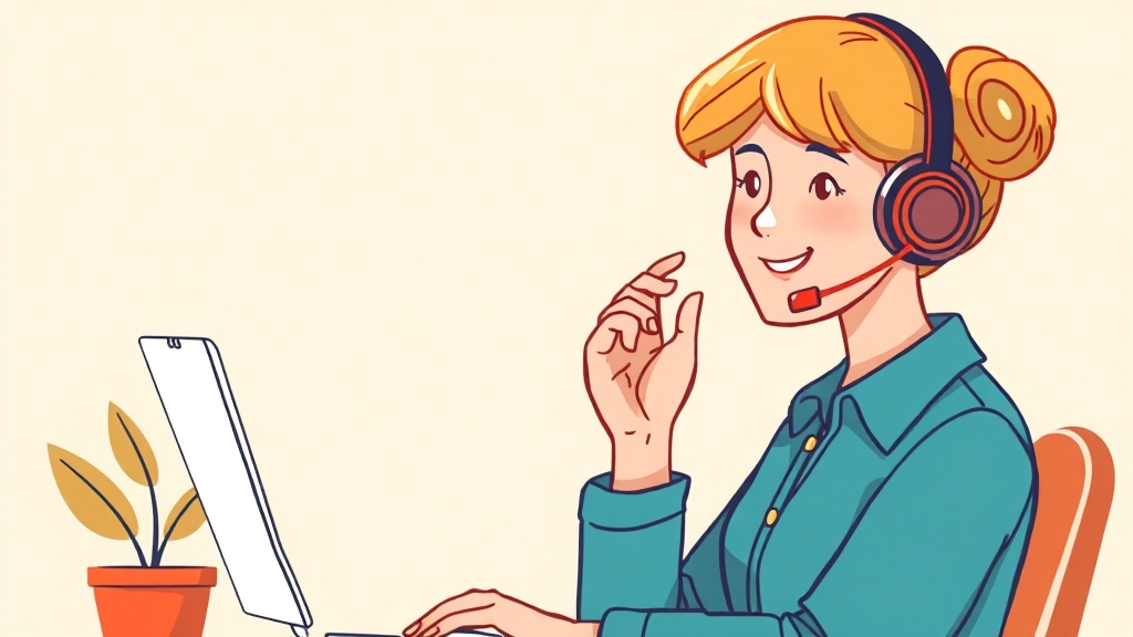 전화 상담, 이렇게 이용하세요! (illustration 스타일)