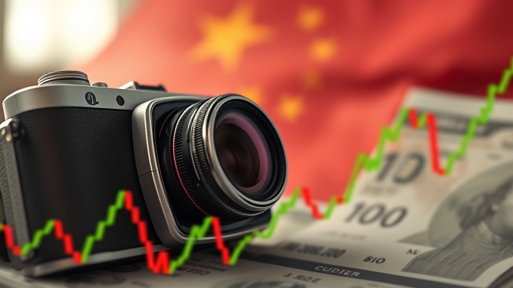 국제 관계, 주가에 영향? (realistic 스타일)