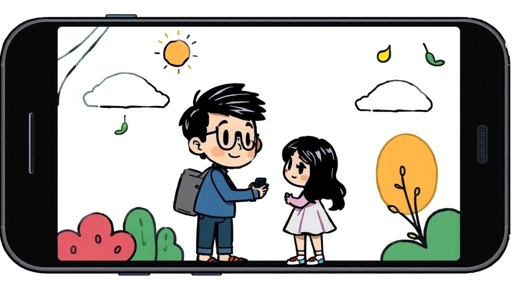 갤럭시 롤백, 이렇게 하세요! (cartoon 스타일)