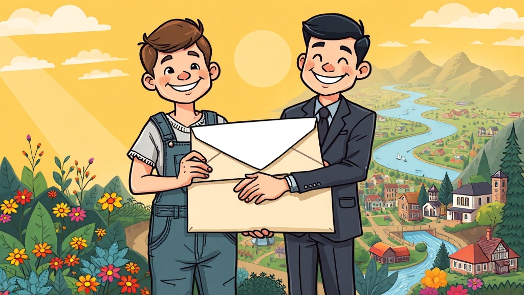 민생회복지원금, 힘이 될 거예요! (cartoon 스타일)