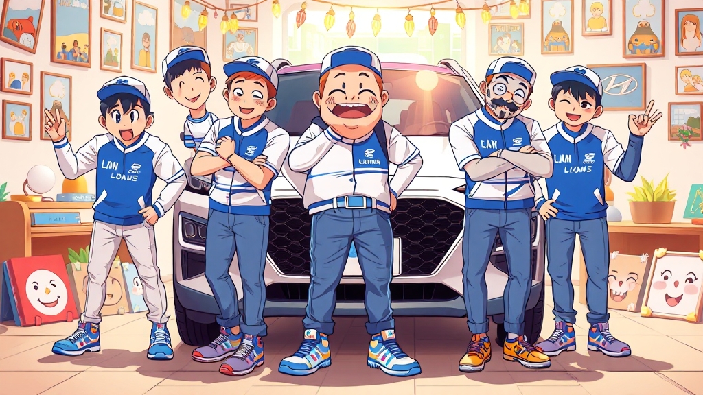유니폼 코디 아이디어 (cartoon 스타일)
