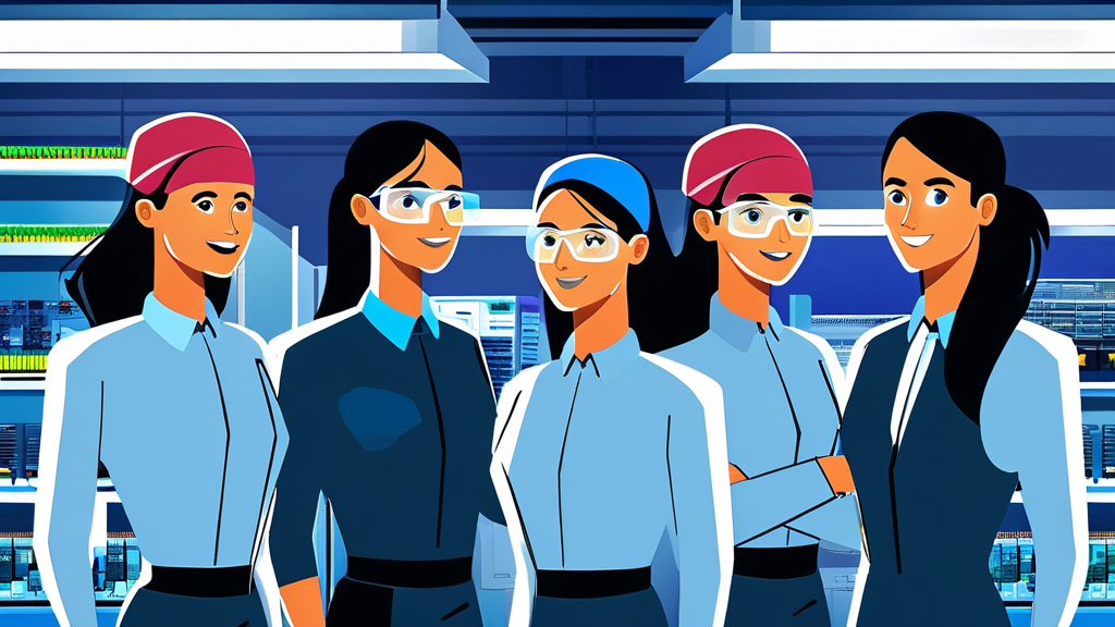 SK하이닉스 채용 관련 Q&A 및 유의사항 (illustration 스타일)