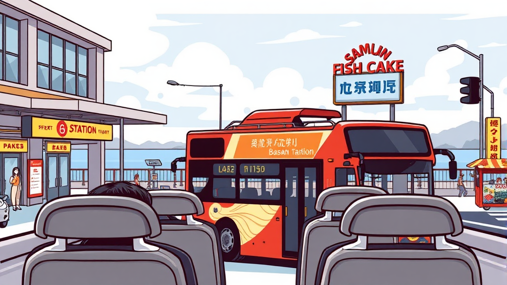 탑승 위치 및 이용 안내 (illustration 스타일)