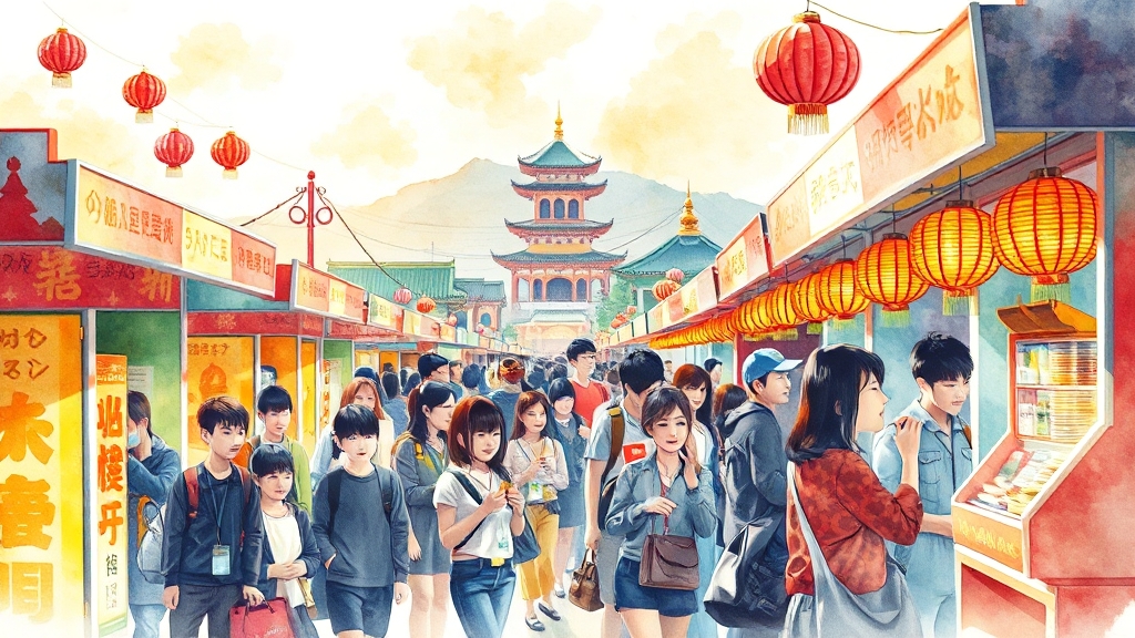 김밥축제의 현재와 미래 (watercolor 스타일)