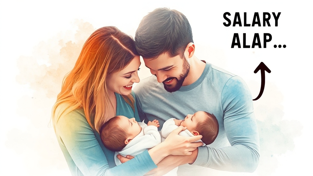 부모 동시 육아휴직, 꿀팁은? (watercolor 스타일)