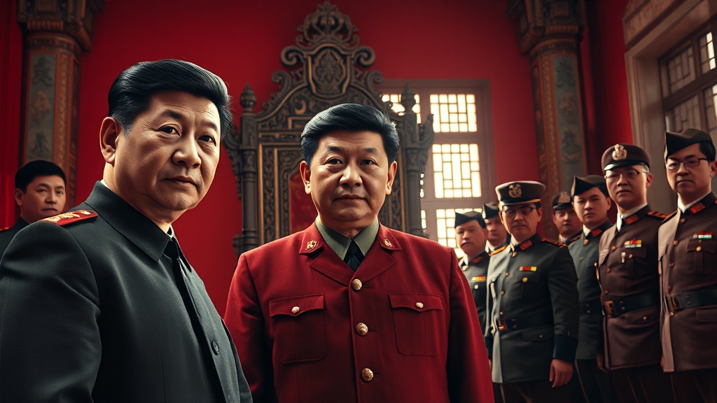 시진핑 권력 기반, 흔들리는 걸까? (realistic 스타일)