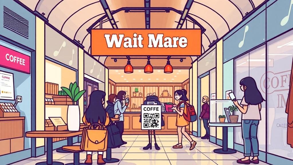 예약 실패 시 웨이팅 전략 (cartoon 스타일)