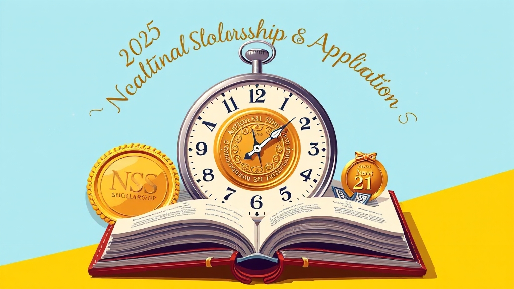 2025년 국가장학금 신청 기간 (illustration 스타일)