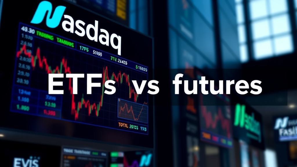 ETF vs 선물: 나스닥 투자 상품 비교 분석 (realistic 스타일)