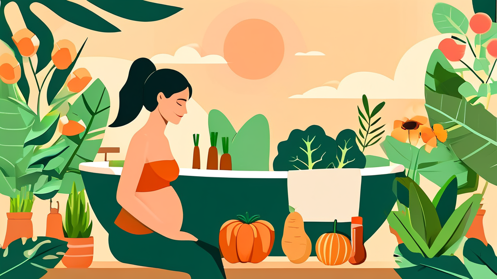 치질 예방과 건강 관리: 출산 후에도 맑은 항문 건강 유지하기 (illustration 스타일)