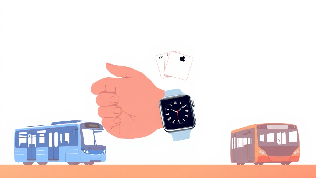 아이폰, 애플워치 티머니 사용법 (illustration 스타일)