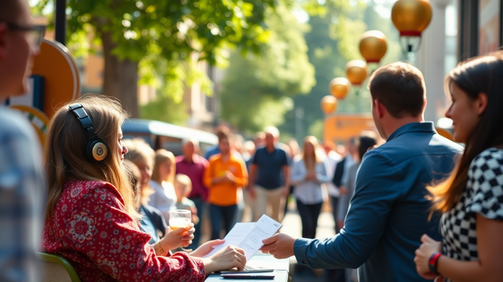 수익 창출 플랫폼 선택 (realistic 스타일)