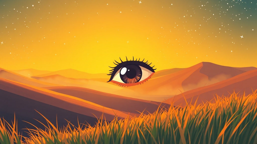 백내장이란? (cartoon 스타일)