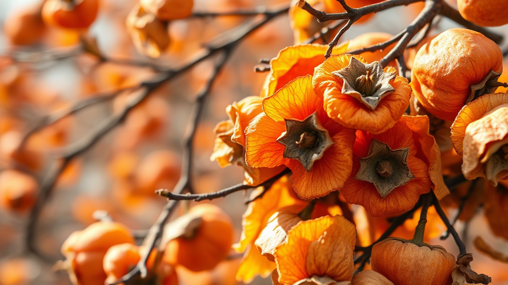 상주 곶감, 왜 특별할까? (realistic 스타일)