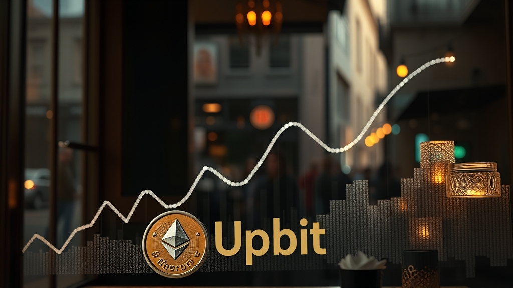 암호화폐 시장 동향 속 위치 (realistic 스타일)