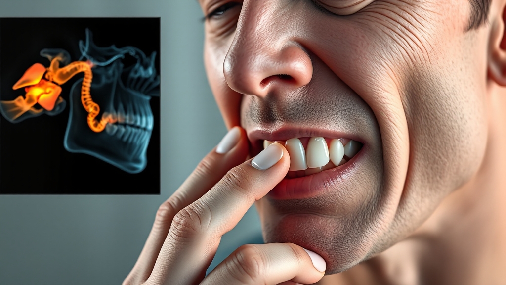 턱관절 통증 자가진단 (realistic 스타일)