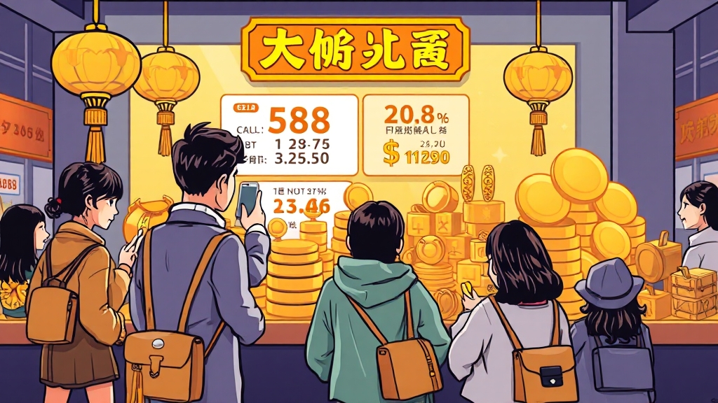 내 금 얼마에 팔까? (cartoon 스타일)