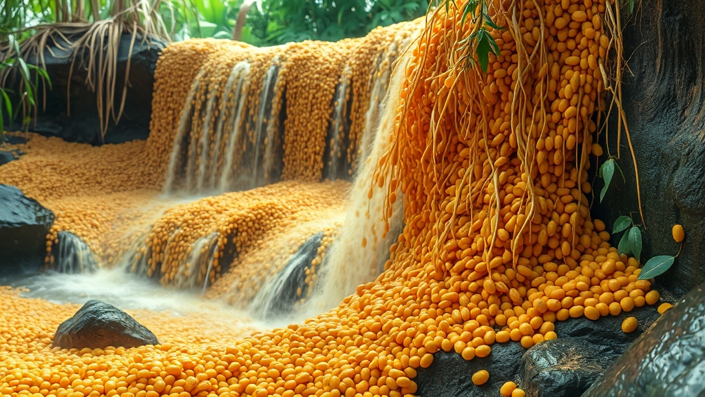 렌틸콩, 주요 영양 성분은? (realistic 스타일)