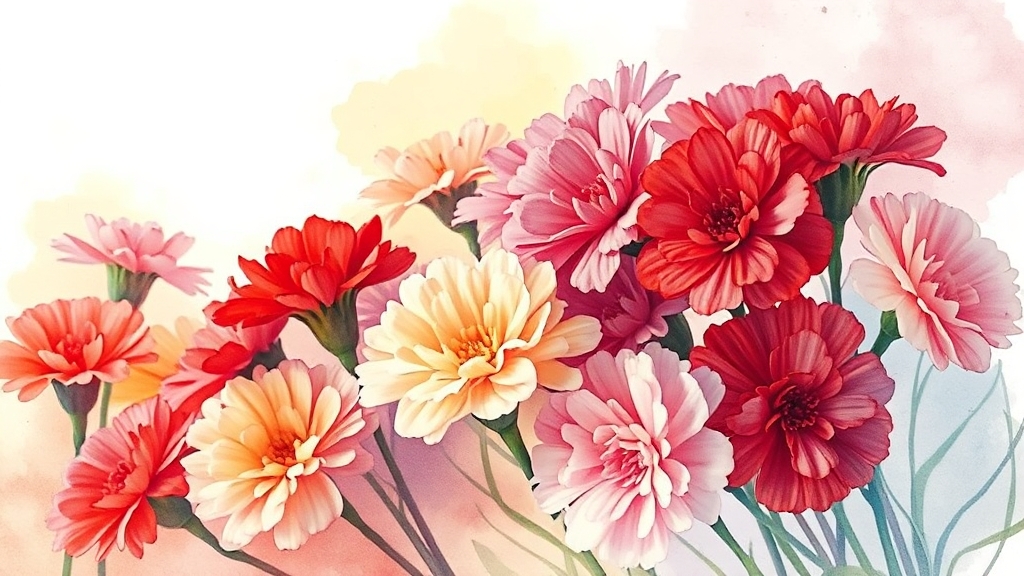색깔로 마음 전하기: 어버이날 추천 컬러 (watercolor 스타일)