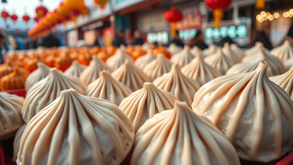 놓치면 후회할 만두 맛집 (realistic 스타일)