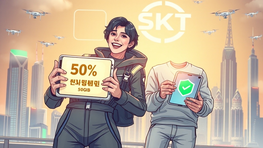 2025 SKT 위약금 면제: 대상, 환급 방법, 고객 감사 패키지 총정리 8 위약금 면제 관련 추가 혜택 및 전망 (illustration 스타일)