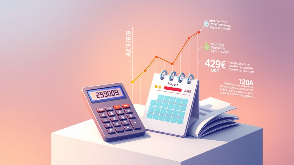 예상 지급액, 계산 방법은? (illustration 스타일)