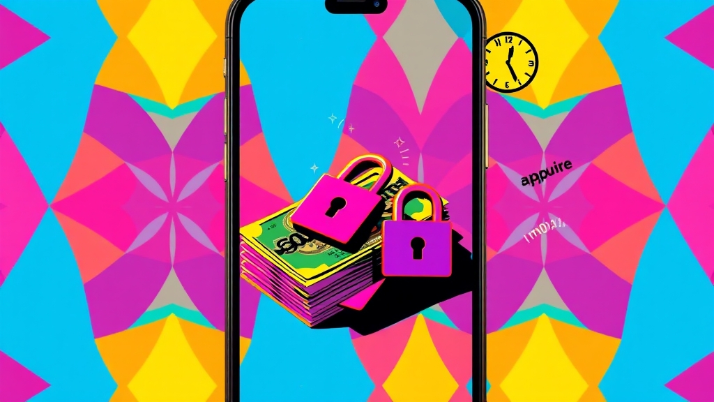 모바일/비대면 정기예금 가입 장점 및 절차 (popart 스타일)