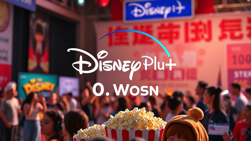 디즈니플러스 0원 구독? (realistic 스타일)