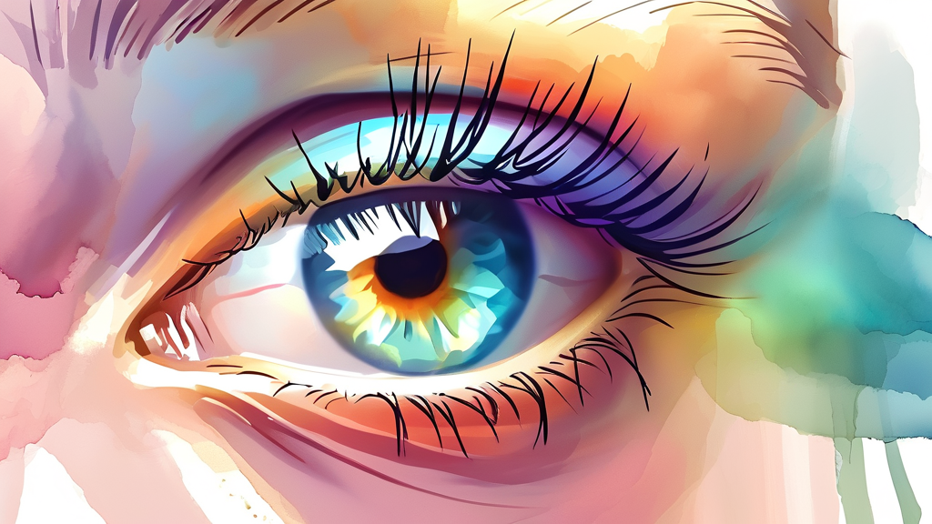 다래끼 치료 후기: 얼마나 빨리 나을까? 통증은 어느 정도? (watercolor 스타일)