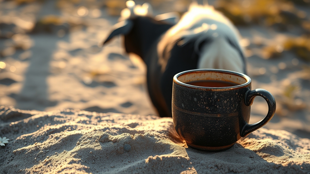 흑염소진액 섭취법 (realistic 스타일)