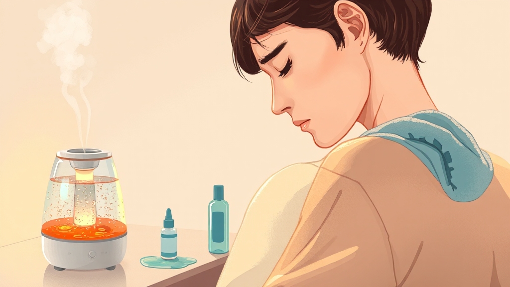 코피 예방: 습관 및 환경 관리 (illustration 스타일)