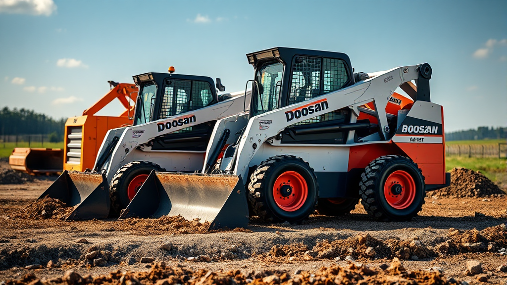 두산밥캣 관련 주요 뉴스 및 시장 동향 (realistic 스타일)