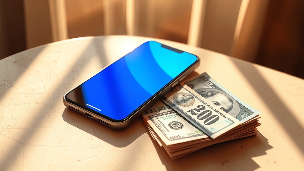 알뜰폰, 현명한 선택으로 통신비 절약! (realistic 스타일)