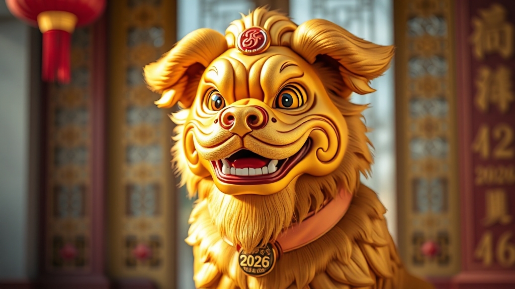 2026년 개띠 성공 전략 (realistic 스타일)