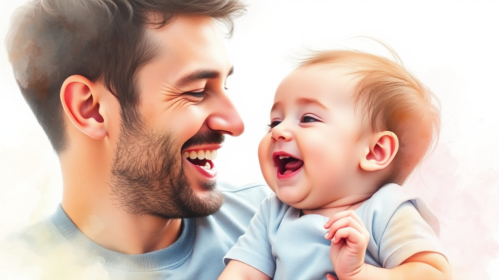 배우자 출산휴가 확대 및 신청 방법 (watercolor 스타일)