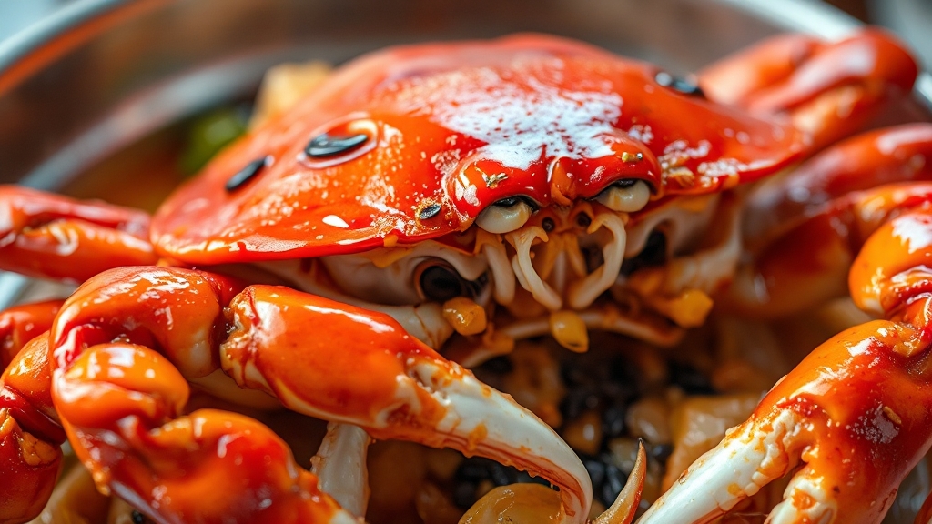 신선한 꽃게 고르는 법 (realistic 스타일)