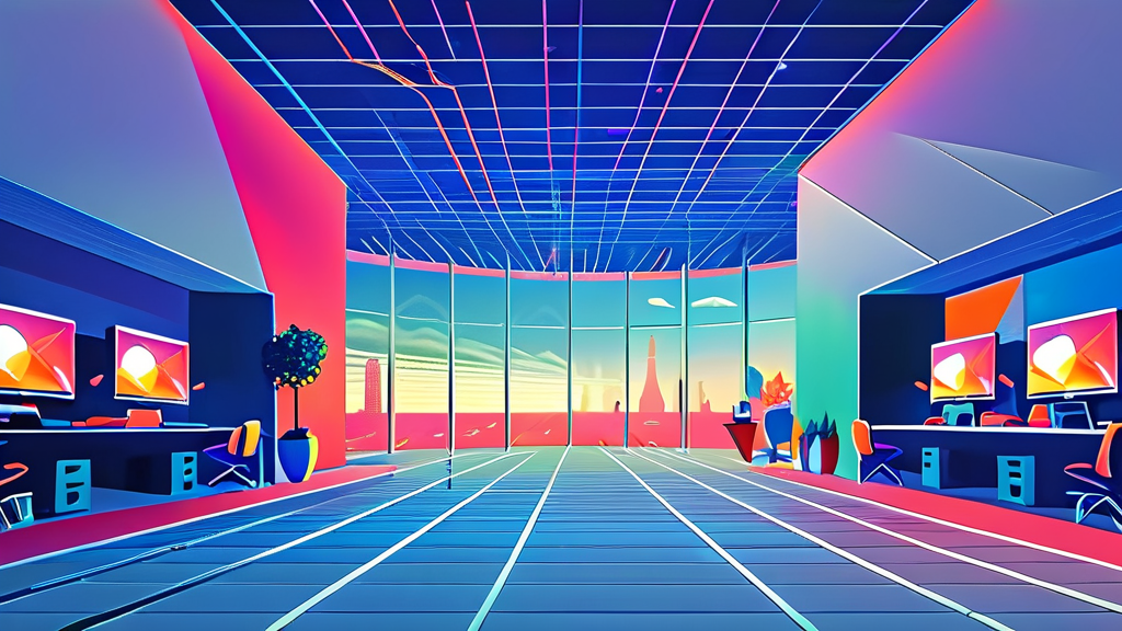 엔비디아의 광통신 기술 투자와 미래 전망 (cartoon 스타일)