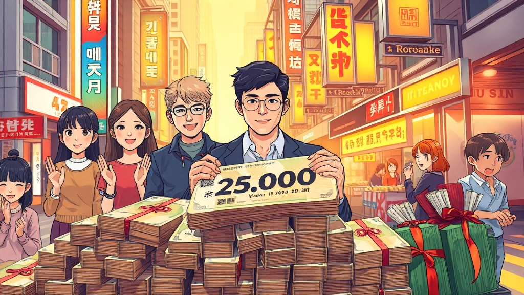 민생지원금, 왜 중요할까? (illustration 스타일)