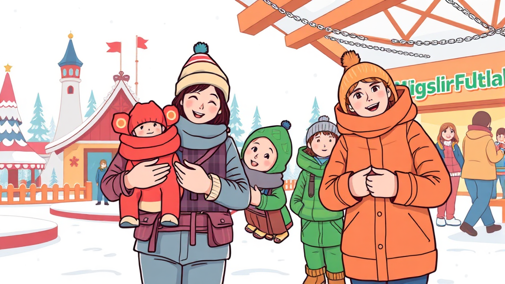 겨울 방문 시 주의사항 (illustration 스타일)