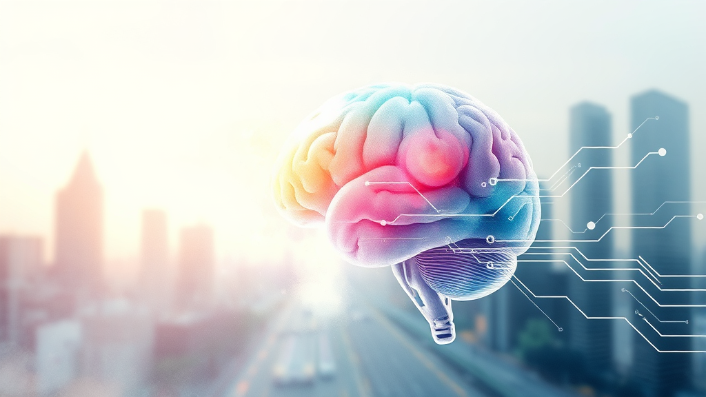 AI 주도권 경쟁, 미래는? (watercolor 스타일)