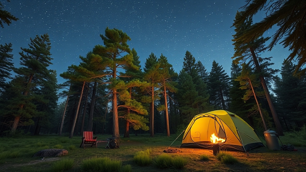 캠핑 후기 & 꿀팁 대방출 (realistic 스타일)