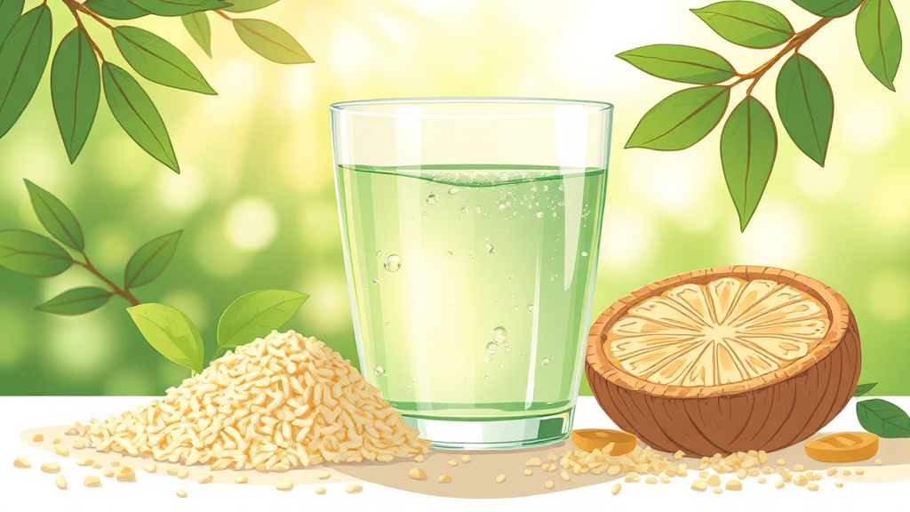 차전자피, 어떻게 섭취할까요? (illustration 스타일)