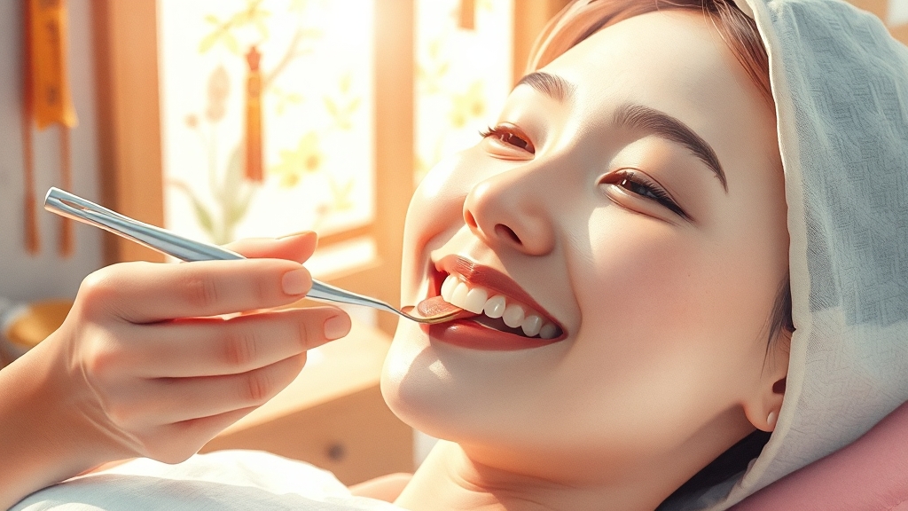 편도결석과 내부 질환 대처법 (watercolor 스타일)