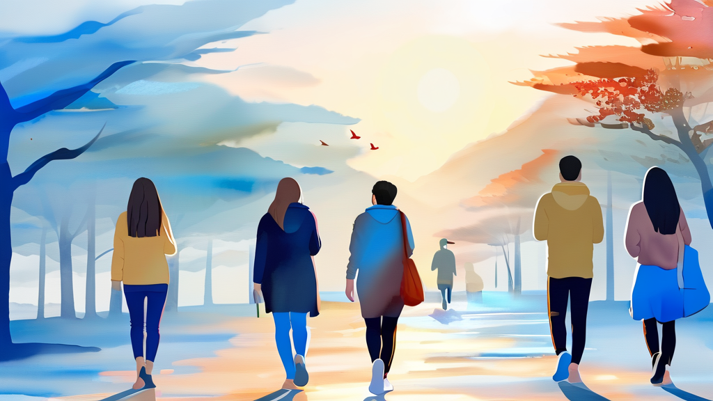 사업의 목적과 기대 효과 (watercolor 스타일)