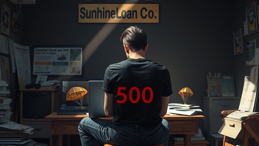 저신용, 무엇을 의미할까요? (realistic 스타일)